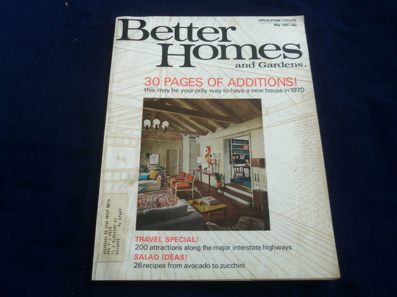 1970 MAY BETTER HOMES AND GARDENS MAGAZINE - NICE COVER, PHOTOS & ADS - ST 4628T
