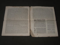 1884 CHRISTIAN HERALD NEWSPAPER LOT OF 2 - R. S. DOBBS - KING & QUEEN - NP 2841