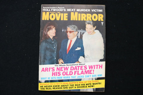 1970 MARCH MOVIE MIRROR MAGAZINE - JACQUELINE KENNEDY COVER - E 24185