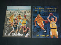 2000-2002 LA SALLE UNIVERSITY WOMEN'S BASKETBALL - LOT OF 2 - O 3094