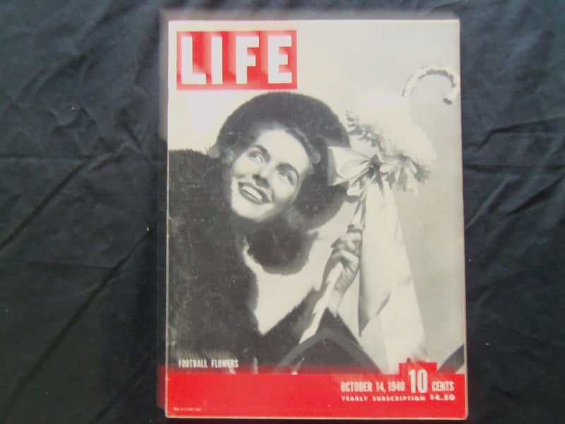 1940 OCTOBER 14 LIFE MAGAZINE - JINX FALKENBURG - L 204