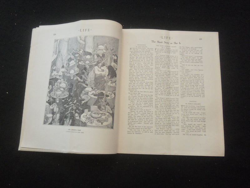 1913 AUGUST 7 LIFE MAGAZINE - SKIPPER AND MATE - L 757Z