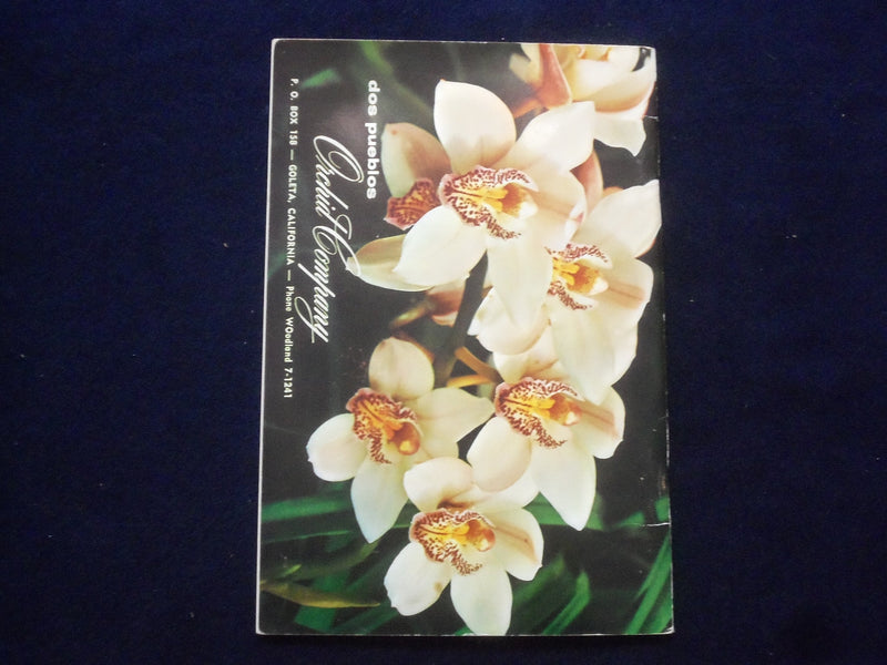1960'S HANDBOOK OF ORCHID CULTURE SOFTCOVER BOOK - J 9646
