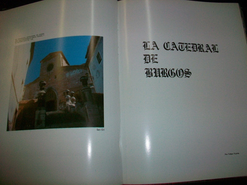 1981 BURGOS CRUCE DE CAMINOS PULSO DE ESPANA HARDCOVER BOOK - SPANISH - KD 2939