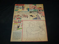 1963 NY DAILY SUNDAY NEWS BABE RUTH COLORING COLLEGE COMICS LOT OF 3 - NP 5384