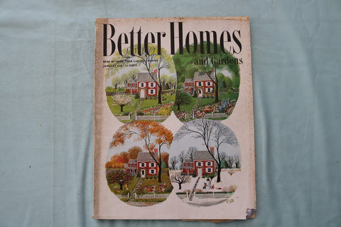 1948 JAN BETTER HOMES AND GARDENS MAGAZINE - ILLUSTRATED HOMES COVER - E 26552