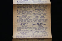 1960'S EMERGENCY BROADWAY THEATRE DIRECTORY - ZERO MOSTEL - UTA HAGEN - K 1904