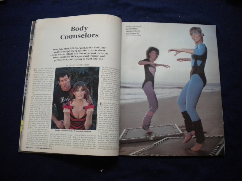 1983 APRIL SPORTSTYLE MAGAZINE- PERMIER- MARGOT KIDDER & JAKE STEINFELD- B 2875H