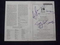 1985 JAN 27 ARIODANTE SIGNED PROGRAM - DIMITRI KAVRAKOS-JUNE ANDERSON + 2 OTHERS