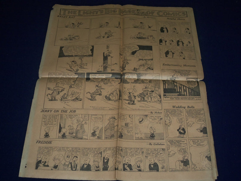 1926 JUNE 20 SAN ANTONIO SUNDAY LIGHT SPORT SECTION - CHANGED BASEBALL - NP 972Y