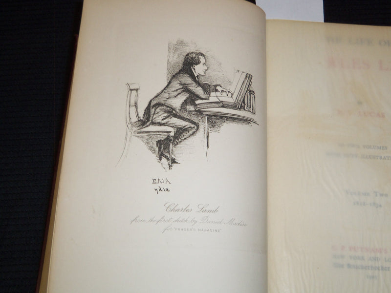 1905 THE LIFE OF CHARLES LAMB BY E. V. LUCAS VOLUME 1 & 2 - KD 7806