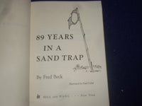 1949-1988 GOLF BOOKS - LOT OF 7 - 3 BY FRED BECK + 4 OTHER AUTHORS - KD 2757H