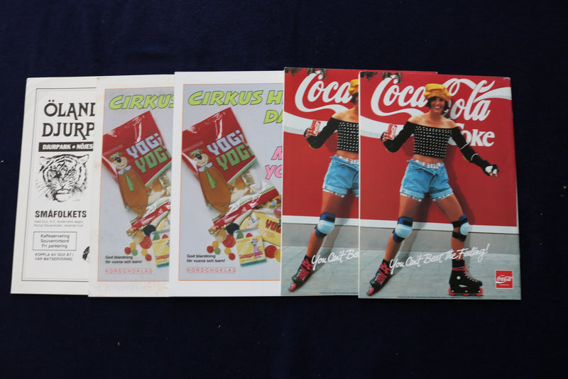 1987-1990 CIRKUS OLYMPIA CIRCUS PROGRAMS - SWEDISH - LOT OF 5 - O 3524