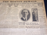 1907 MARCH 1 THE BOSTON HERALD - DID COUNCILMAN SACKS VOTE ON ORDER - BH 389