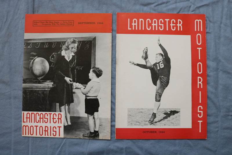 1942-1944 LANCASTER MOTORIST MAGAZINE - LOT OF 18 - O 3736