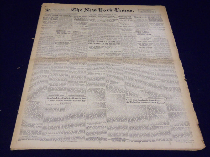 1933 NOVEMBER 14 NEW YORK TIMES - DR. MAHER-TUBERCULOSIS - NT 4164