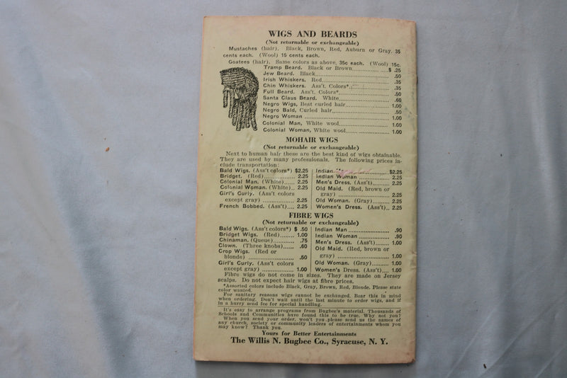 1929 BUGBEE'S ANNUAL GUIDE SOFTCOVER BOOK - SYRACUSE, NY - K 3435