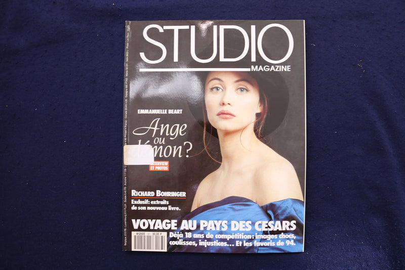 1994 FEBRUARY STUDIO MAGAZINE - EMANUELLE BEART COVER - FRENCH - E 17931