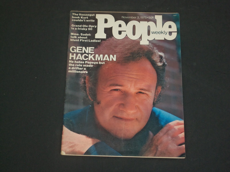 1975 NOVEMBER 3 PEOPLE MAGAZINE - GENE HACKMAN - B 4789
