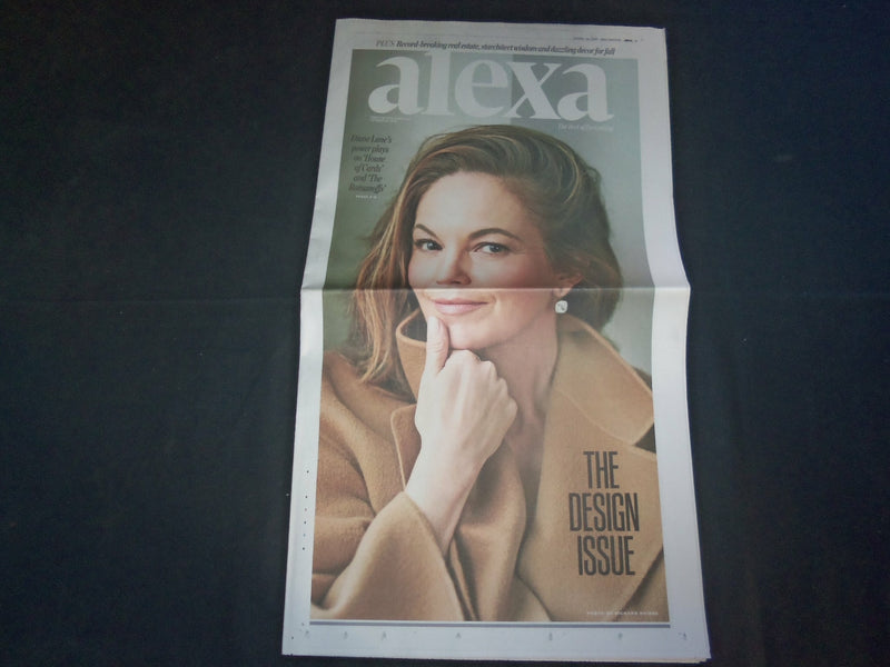 2018 OCTOBER 24 NEW YORK POST ALEXA SECTION - DIANE LANE COVER - NP 3999