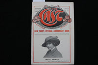 1913 FEBRUARY 15 THE CAST NEW YORK AMUSEMENT GUIDE - BELLE ASHLYN - K 2755
