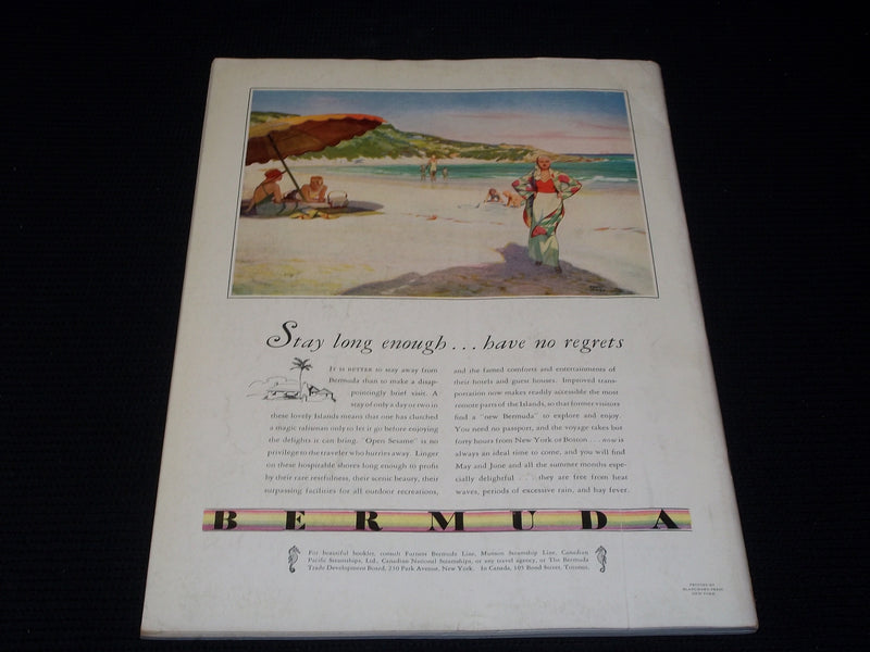 1932 MAY 15 TOWN & COUNTRY MAGAZINE - JAMES REYNOLDS FRONT COVER - E 2551