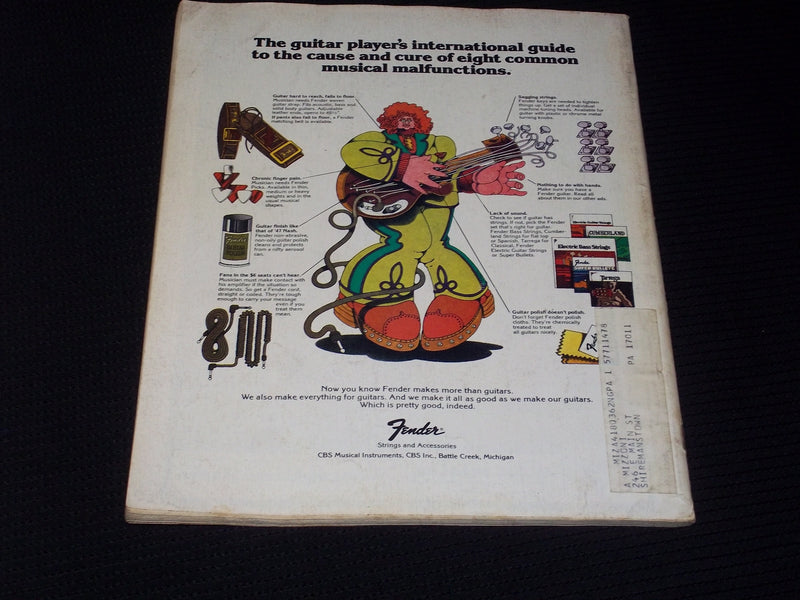 1977 SEPTEMBER GUITAR PLAYER MAGAZINE - ALBERT B.B. KING FRONT COVER - E 7714