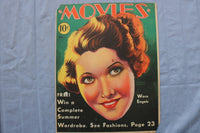 1930'S MOVIES MAGAZINE ADVERTISING COVER - WERA ENGELS - K 3148