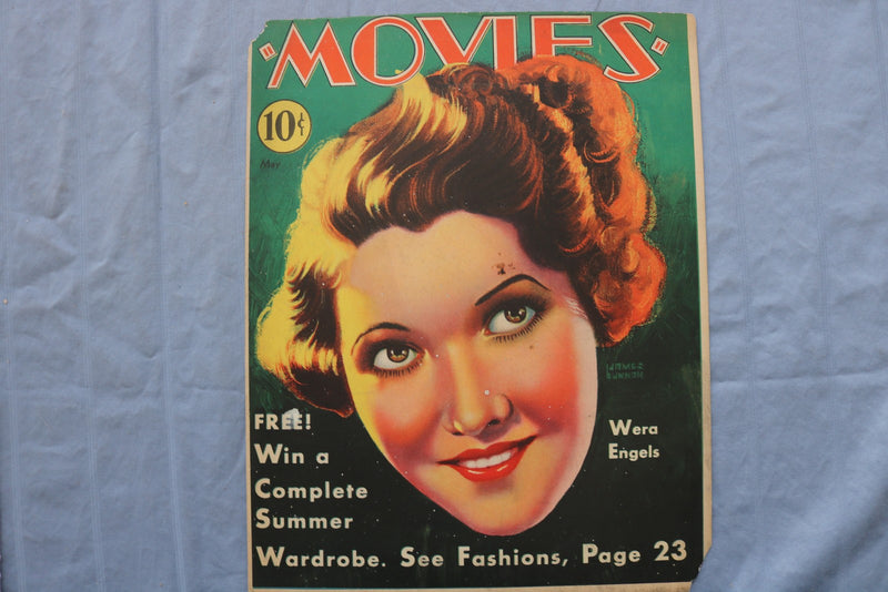 1930'S MOVIES MAGAZINE ADVERTISING COVER - WERA ENGELS - K 3148