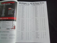 2005 OCTOBER 15 FOOTBALL PROGRAM - UNIV OF MICHIGAN VS PENN STATE UNIV - B 5533P