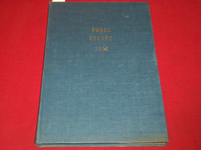 1962 RWDSU RECORD NEWSPAPER BOUND VOLUME NO. 9 - RETAIL - WHOLESALE - R 15I