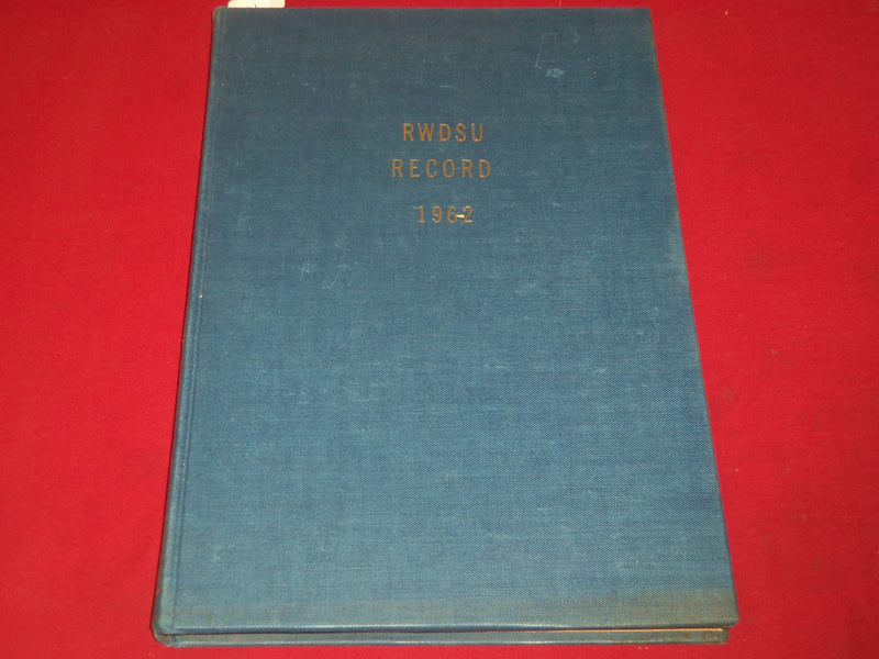 1962 RWDSU RECORD NEWSPAPER BOUND VOLUME NO. 9 - RETAIL - WHOLESALE - R 15I