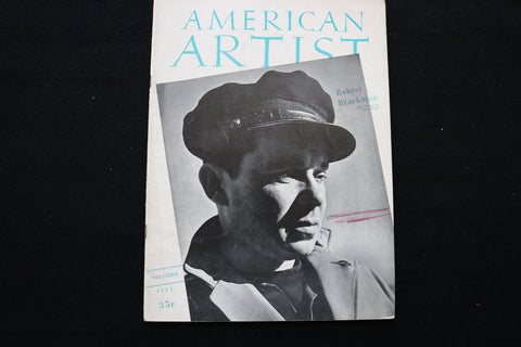 1942 NOVEMBER AMERICAN ARTIST MAGAZINE - ROBERT BRACKMAN COVER - SP 4183K