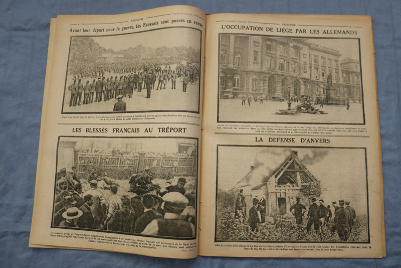 1914 SEPTEMBER 4 EXCELSIOR JOURNAL -LE NOUVEAU PAPE BENOIT XV - FRENCH - NP 8555