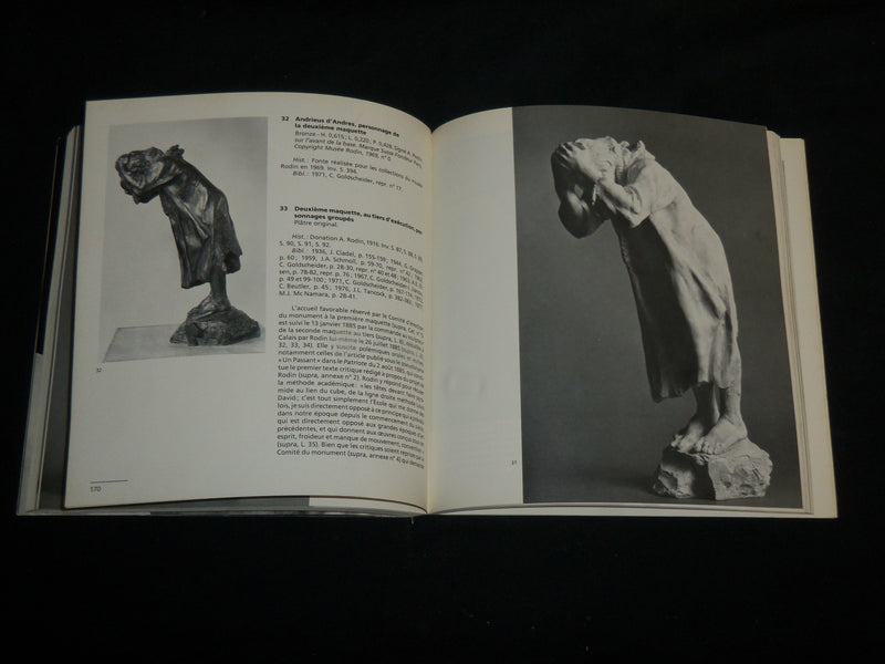 1977 AUGUSTE RODIN LE MONUMENT DES BOURGEOIS DE CALAIS SOFTCOVER BOOK - R 707J