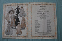 1923 IN LITTLE OLD NEW YORK - MARION DAVIES PROMO BOOK - SOFTCOVER - K 2546