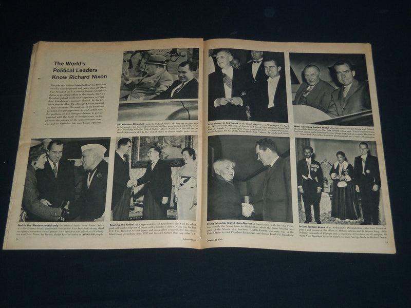 1960 OCT 23 CHICAGO SUNDAY TRIBUNE MAGAZINE SECTION - RICHARD NIXON - NP 3851