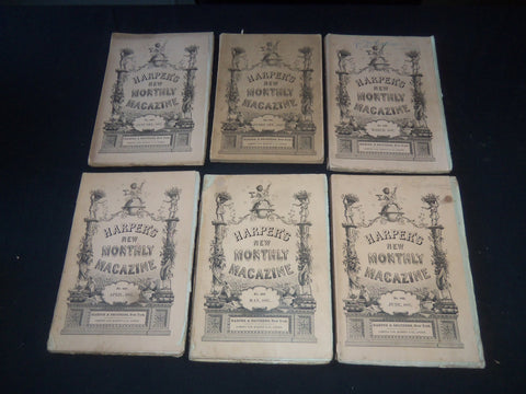 1887 HARPER'S MONTHLY MAGAZINE -COMPLETE YEAR- NICE ILLUSTRATIONS & ADS- WR 1417