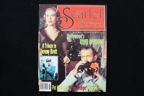 1996 WINTER SCARLETT STREET MAGAZINE - JIMMY STEWART-GRACE KELLY COVER - E 24412