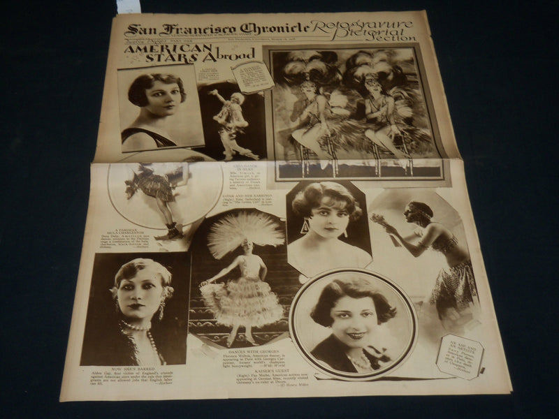 1928 MAR 18 SAN FRANCISCO CHRONICLE ROTO - PASSION PLAY - BOBBY JONES - NP 5107