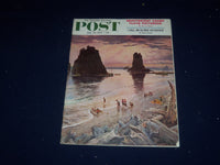 1957 JULY 27 THE SATURDAY EVENING POST MAGAZINE - ILLUSTRATED COVER - SP 5666