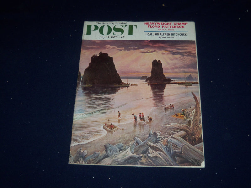 1957 JULY 27 THE SATURDAY EVENING POST MAGAZINE - ILLUSTRATED COVER - SP 5666