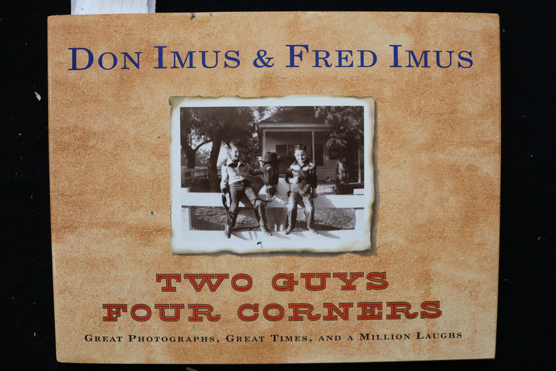 1997 TWO GUYS FOUR CORNERS BOOK BY DON IMUS & FRED IMUS - SIGNED - KD 9558