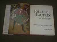1969 TOULOUSE LAUTREC HARDCOVER BOOK BY F. NOVOTNY - GREAT PRINTS - I 1433