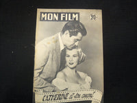 1954 AUGUST 11 MON FILM FRENCH MAGAZINE - MAYO & COCHRAN COVER - E 26113