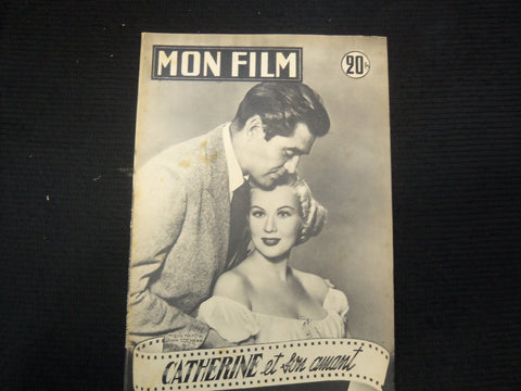 1954 AUGUST 11 MON FILM FRENCH MAGAZINE - MAYO & COCHRAN COVER - E 26113