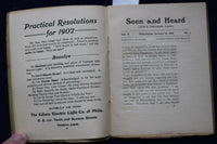 1902 JANUARY 15 SEEN & HEARD MAGAZINE BY MEGARCEE - SOFTCOVER - K 885