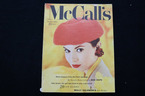 1955 OCTOBER MCCALL'S MAGAZINE - PATSY SHALLY COVER - E 9994