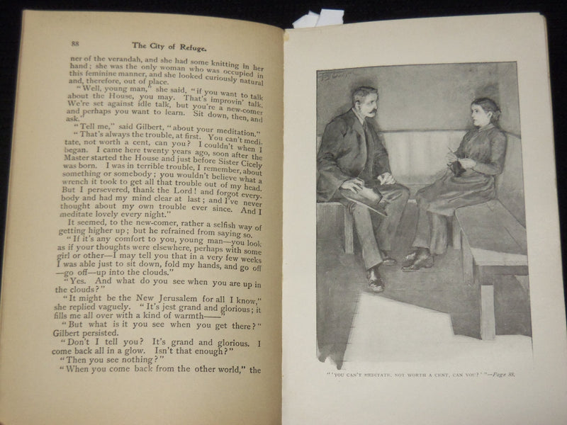 1896 THE CITY OF REFUGE A NOVEL BOOK BY SIR WALTER BESANT - KD 9428