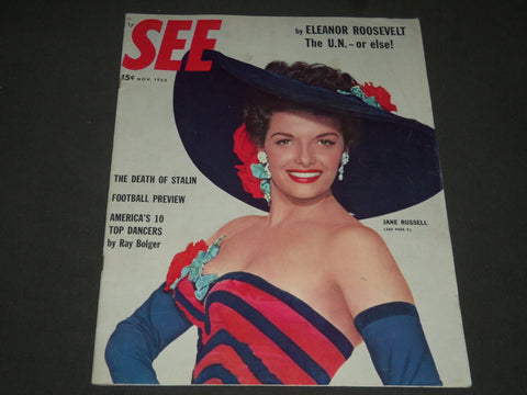 1952 NOVEMBER SEE MAGAZINE - JANE RUSSELL COVER - ST 4880
